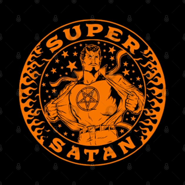 Super Satan (Colour) by CosmicAngerDesign