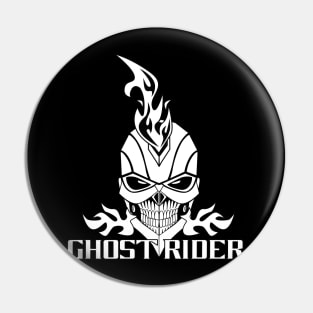 Ghost Rider skull Pin