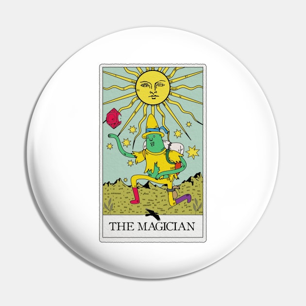 Magic Man Tarot Card - Adventure Time Pin by kvothewordslinger