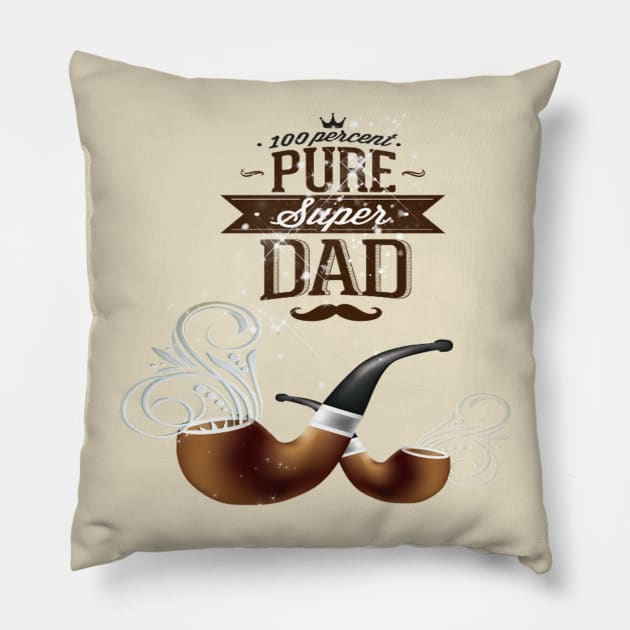 Fête des pères 2018 - Father's Day 2018 Pillow by Essami