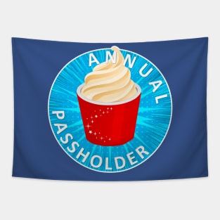 Pineapple whip passholder design Tapestry