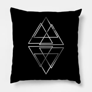 Graphic - graphic pattern - triangles Pillow