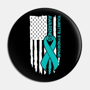 Tourette Syndrome Awareness Flag Tourette Syndrome Pin