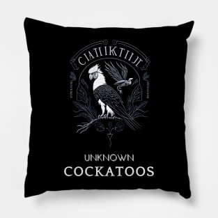 Design for exotic pet lovers - cockatoos Pillow