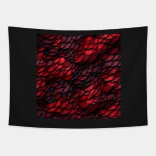 Red Dragon Scales Tapestry