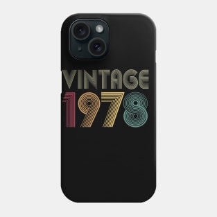 42th Birthday 1978 Gift Vintage Classic Phone Case