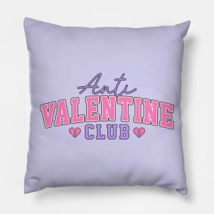 Anti Valentine Club Love Sucks Anti Love Heartbreak Broken Heart Pillow