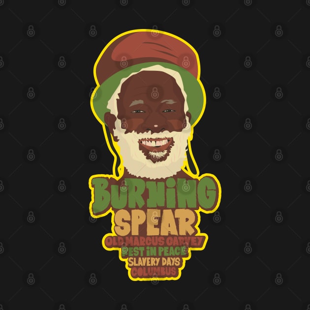 Burning Spear Reggae Tribute - Rasta Vibes Design by Boogosh