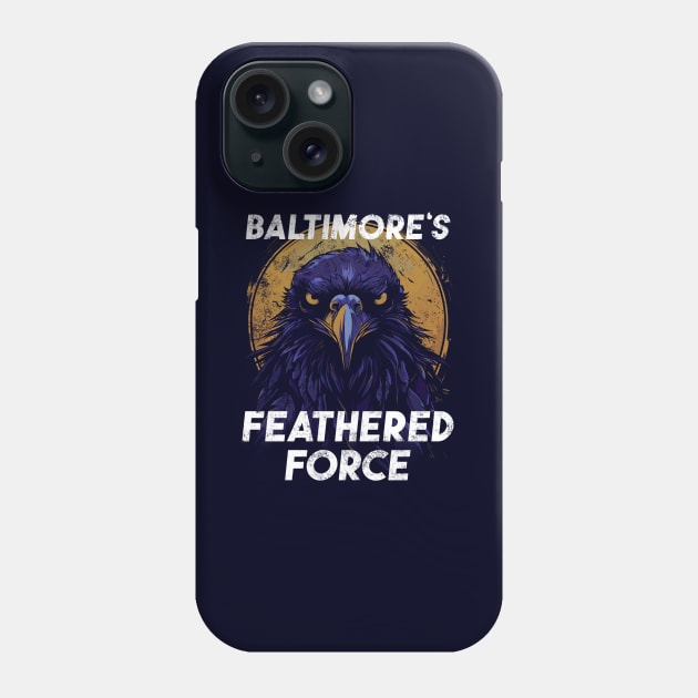 Baltimore Feathered Force Phone Case by Digital Borsch