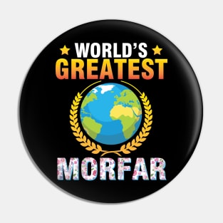 World's Greatest Morfar Happy To Me Mother Father Dad Mommy Pin