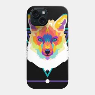 wolf head pop art Phone Case