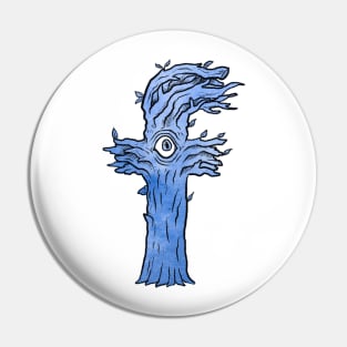 Face Tree Pin