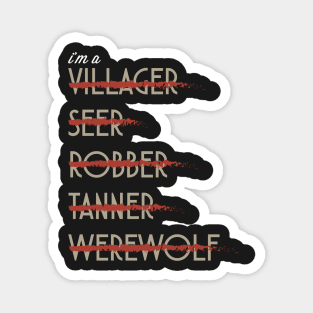 I'm A Werewolf ???- Board Game Inspired Graphic - Tabletop Gaming  - BGG Magnet