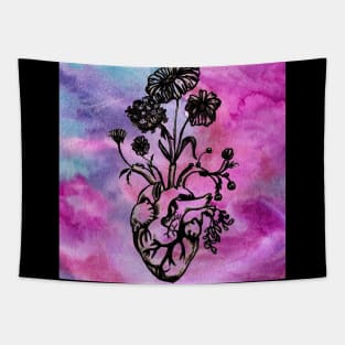 Heart Blooming Tapestry