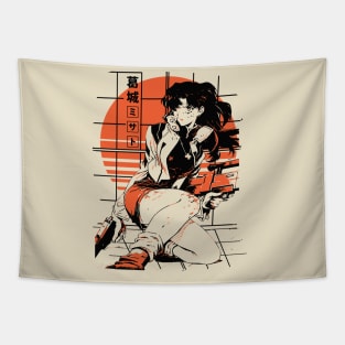 Misato Katsuragi Evangelion Unit-01 Tapestry