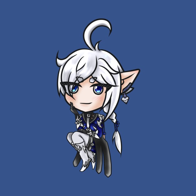 Chibi Alphinaud - FFXIV by SileniaDream