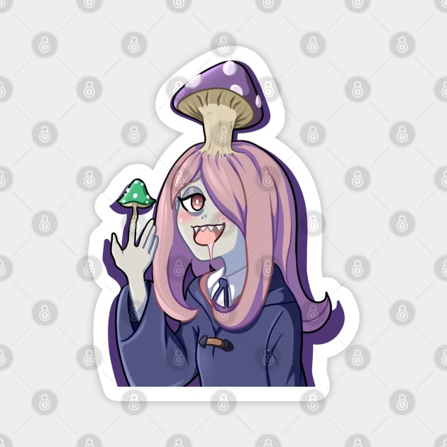 I'm a mushroom Sucy! Magnet by YumomoChan