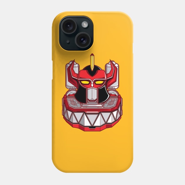 megazord Phone Case by a cat cooking