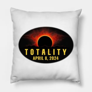 April 8 2024 totality Sun Eclipse Solar Moon Pillow