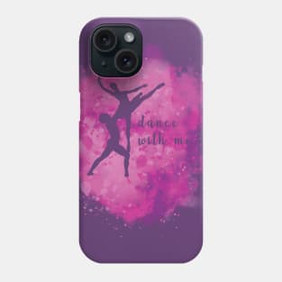 Dance with me - Abstract watercolor design Phone Case