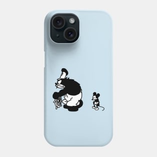 Steamboat Willie with Angry Cat and Sad Mouse Phone Case