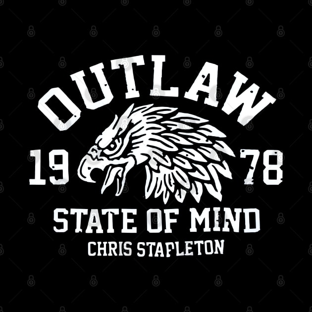 Outlaw Chris Stapleton Retro Country by KuldesaK