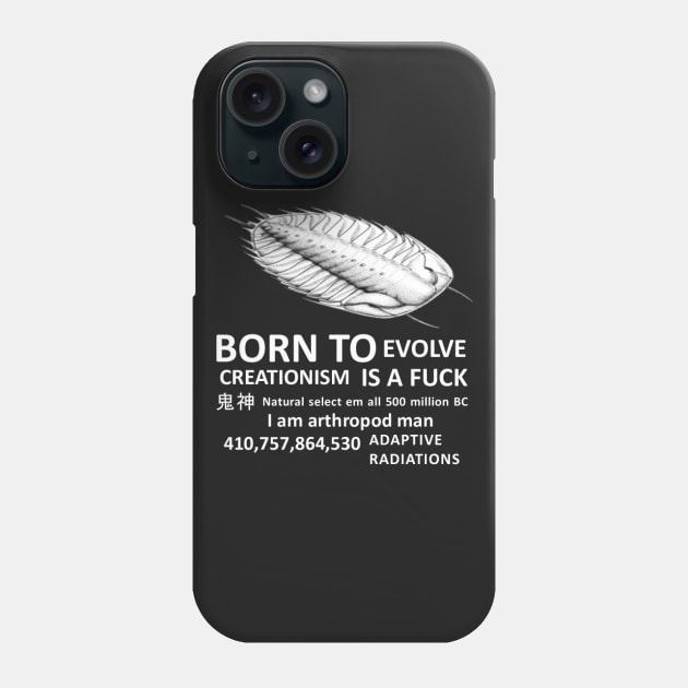 creationism is a fuck Phone Case by stickerjock