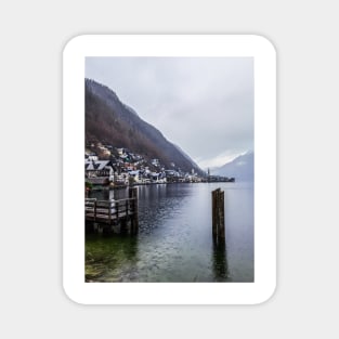 Cloudy Hallstatt Magnet