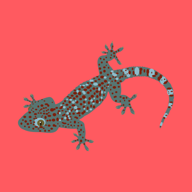 Tokay Gecko by stargatedalek