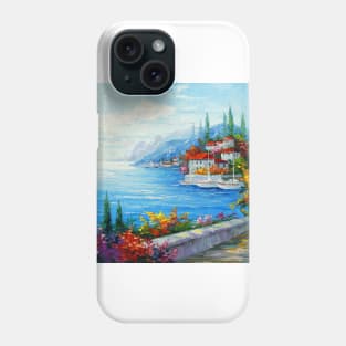 City on the sea coast Phone Case