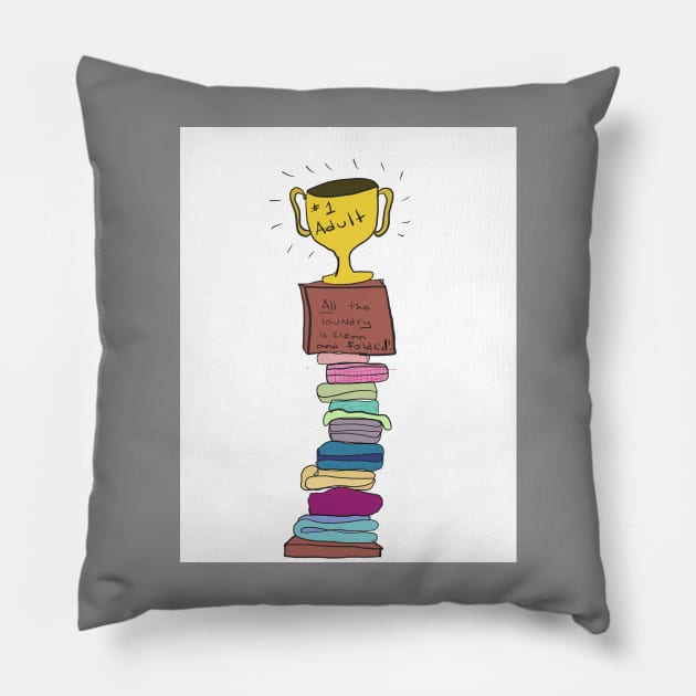 All the laundry Pillow by Littlehouse