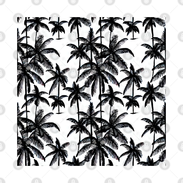 Tropical Palm Tree Pattern by Artist Rob Fuller