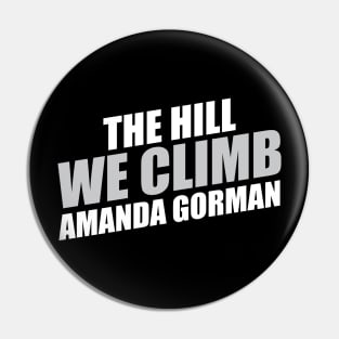 Amanda Gorman The Hill We Climb Pin