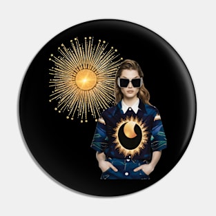 solar eclipse Pin