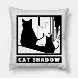 Cat shadow Pillow