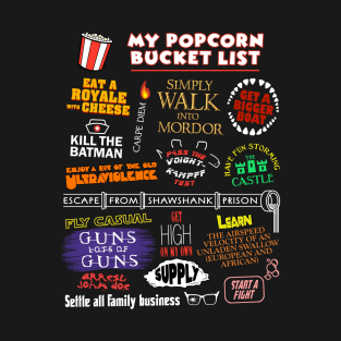 My Popcorn Bucket List T-Shirt