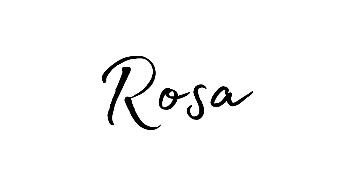 Rosa Name Calligraphy - Rosa - T-Shirt | TeePublic