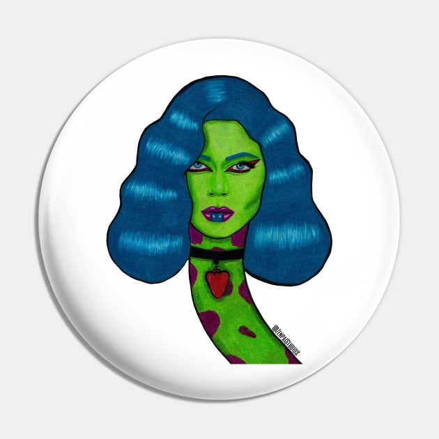 Marina And The Martians II Pin by Zenpaistudios