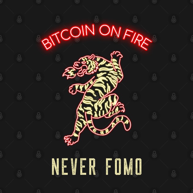 Bitcoin On Fire by Doris4all