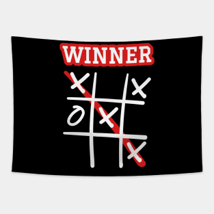 Tic Tac Win - Game Winner Tapestry