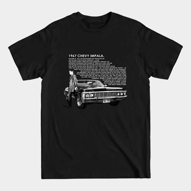 1967 Chevy Impala & Dean Winchester - Supernatural - T-Shirt