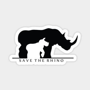 Save The Rhino Magnet