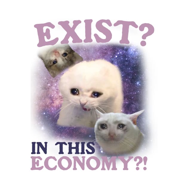 Cat Meme Shirt | Sad Cat Meme Shirt | Crying Cat Meme Shirt | Cat Shirt | Meme Culture Shirt | Millennial Humor Shirt | Gen Z Humor by Hamza Froug