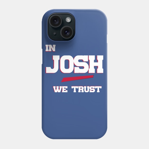 Buffalo Bills Football - Josh Allen QB, Bills, NFL, New York, Orchard Park Phone Case by turfstarfootball