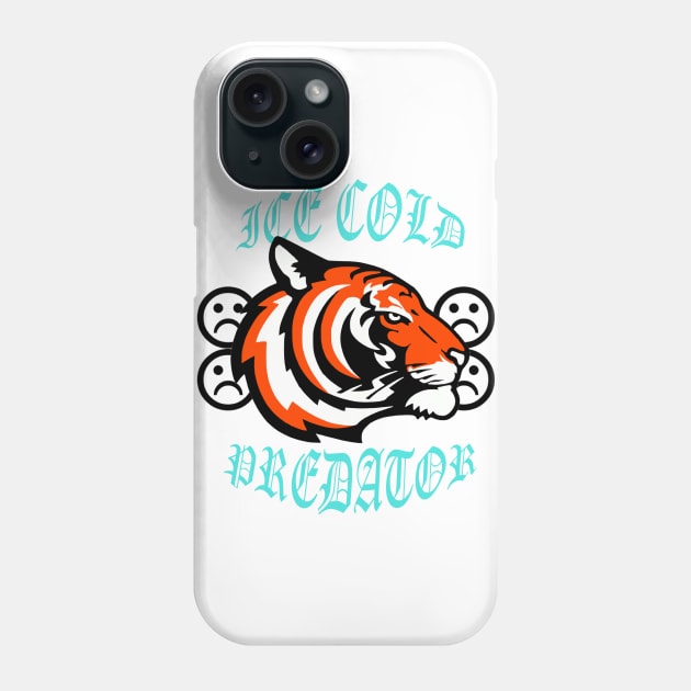 icy tiger predator Phone Case by Simonpeters98