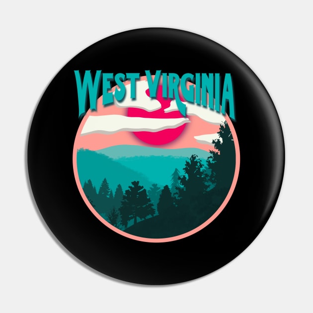 West Virginia Mountain Cuteness Pin by Peshka_Calloway