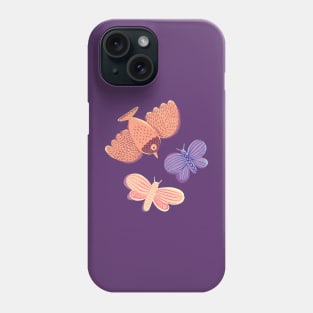 Bird and Butterflies Phone Case