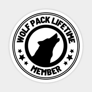 Wolf Pack Lifetime Membership Magnet