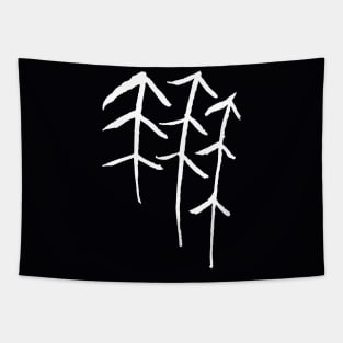 Forest Runes - Fir Tree Symbol Tapestry