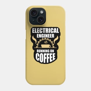 Electrical Engineering Running on Coffee Design for Engineers and Engineering Students Phone Case